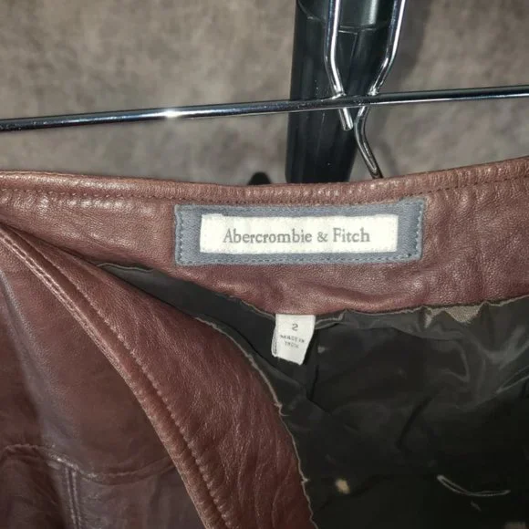 Abercrombie & Fitch Leather Leggings